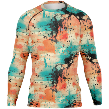 Chokefish™ Long Sleeve Rashguard Acid-Wash Men's Shirt-002
